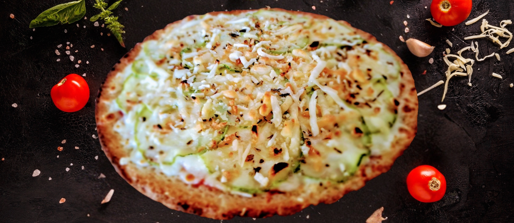 Pizza artesanal leve e deliciosa