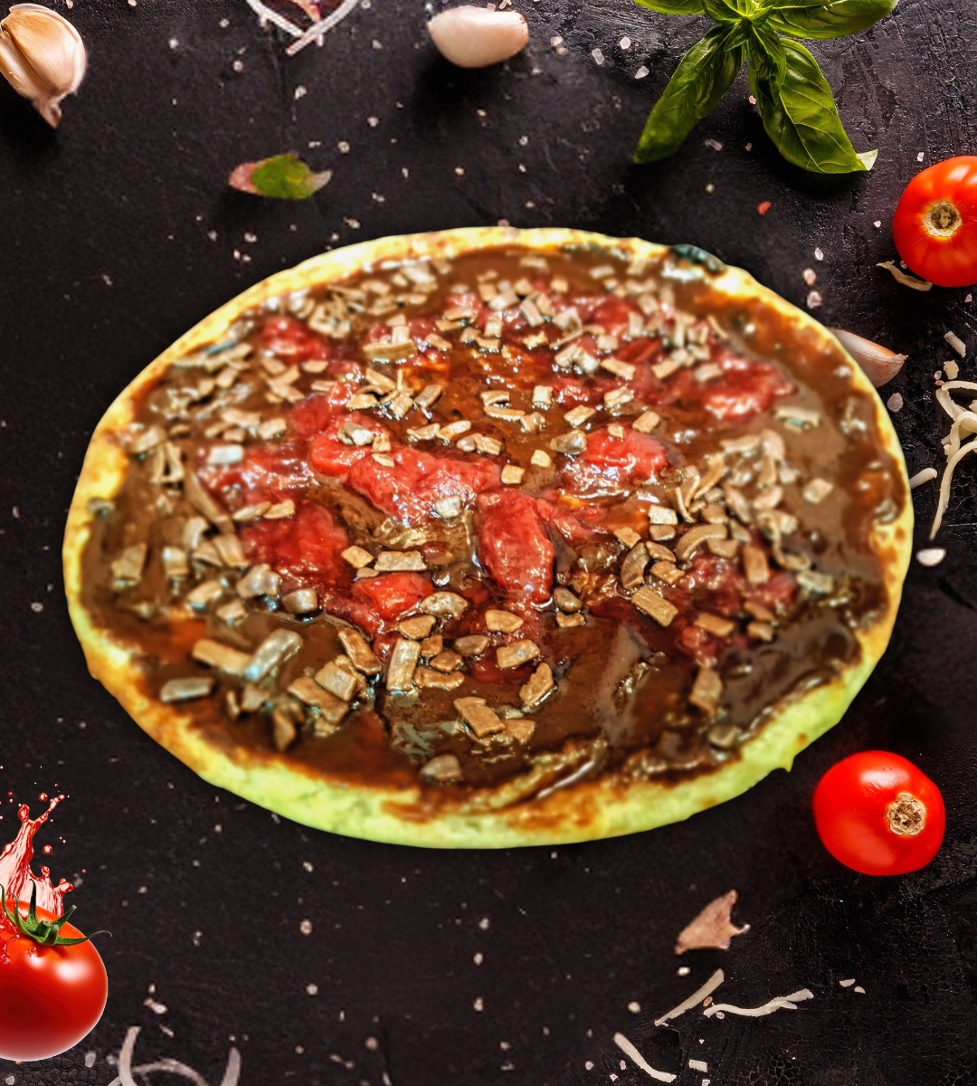 Pizza sem aditivos e conservantes pizza doce pb