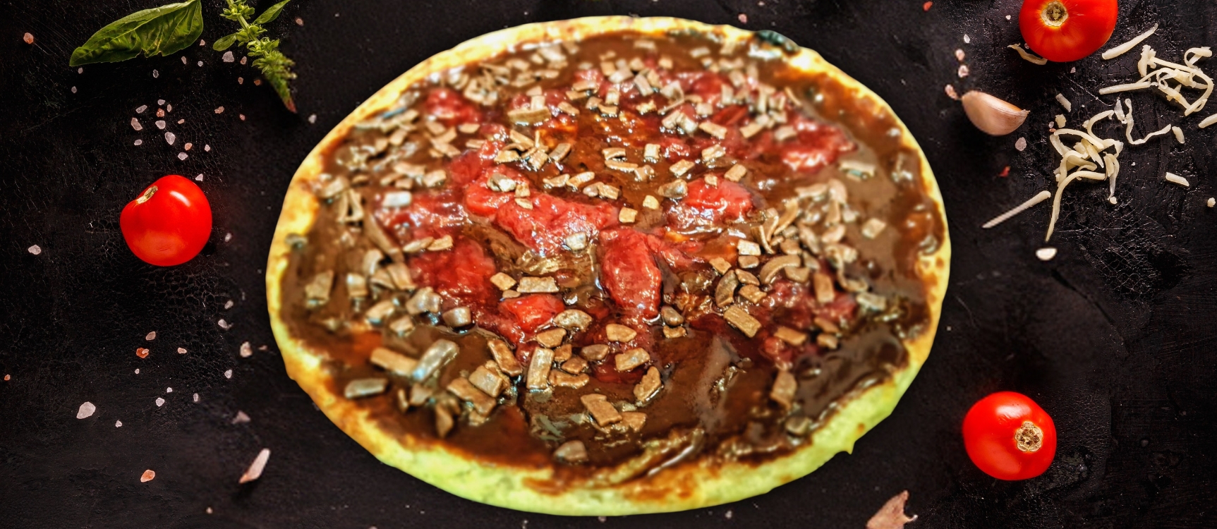 Pizza sem aditivos e conservantes pizza doce